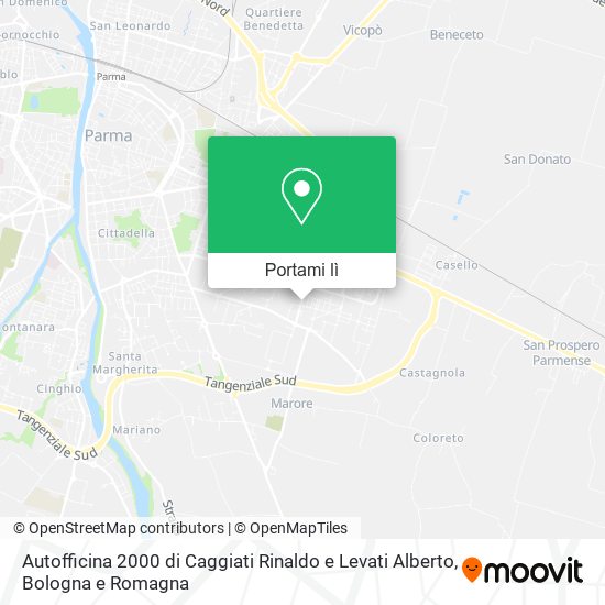 Mappa Autofficina 2000 di Caggiati Rinaldo e Levati Alberto
