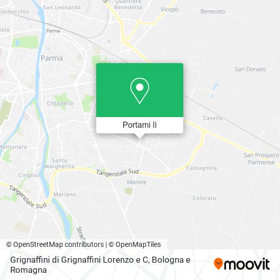 Mappa Grignaffini di Grignaffini Lorenzo e C