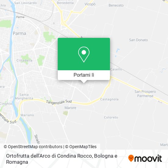 Mappa Ortofrutta dell'Arco di Condina Rocco