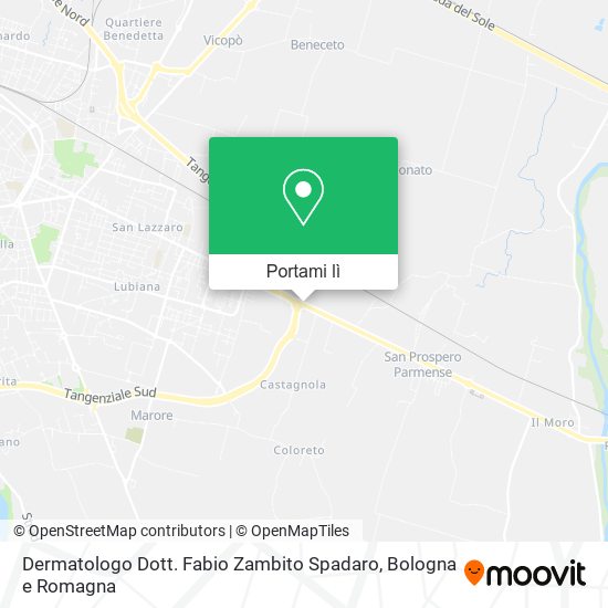 Mappa Dermatologo Dott. Fabio Zambito Spadaro