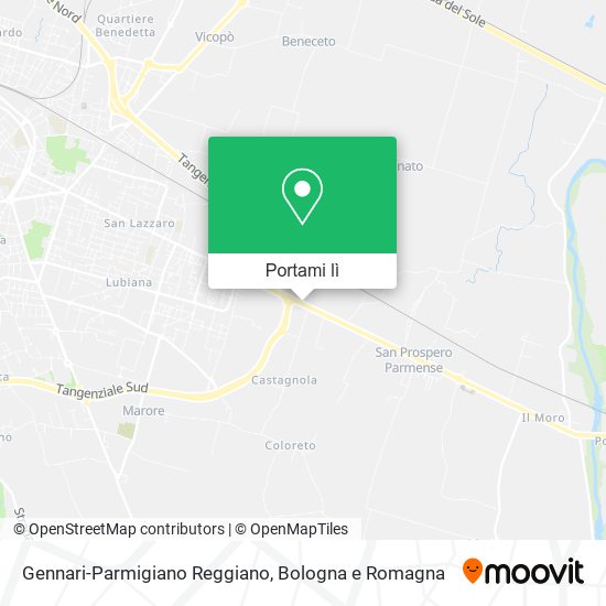 Mappa Gennari-Parmigiano Reggiano