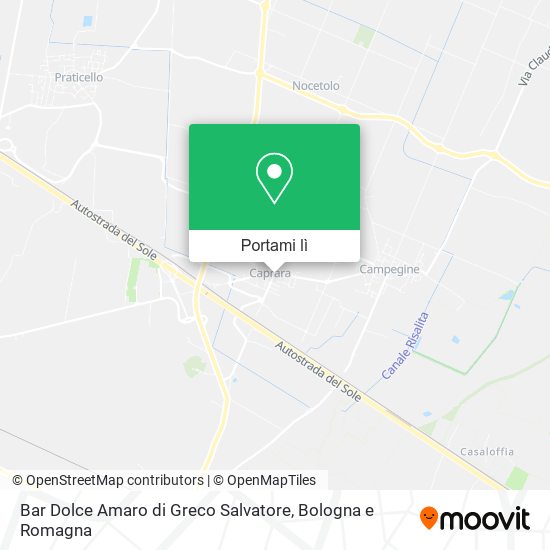 Mappa Bar Dolce Amaro di Greco Salvatore