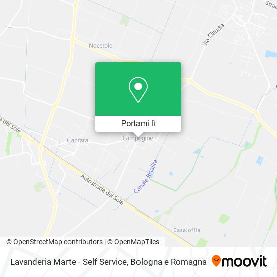 Mappa Lavanderia Marte - Self Service