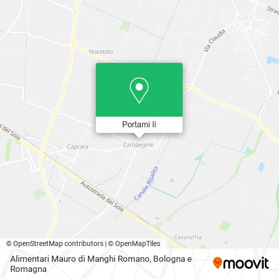 Mappa Alimentari Mauro di Manghi Romano