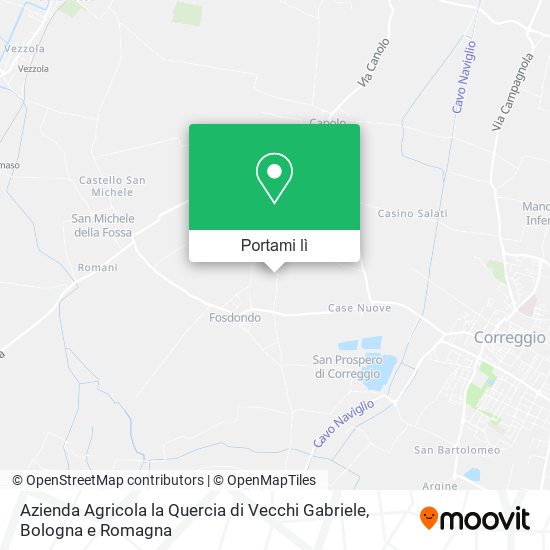 Mappa Azienda Agricola la Quercia di Vecchi Gabriele