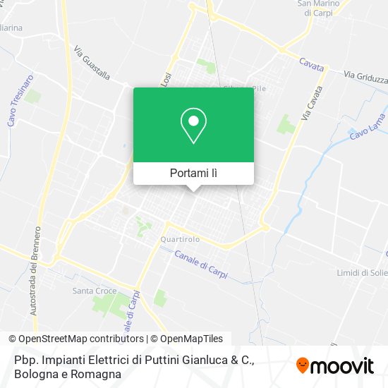 Mappa Pbp. Impianti Elettrici di Puttini Gianluca & C.