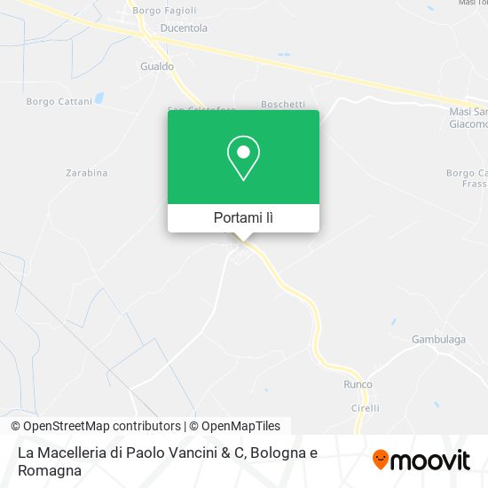 Mappa La Macelleria di Paolo Vancini & C