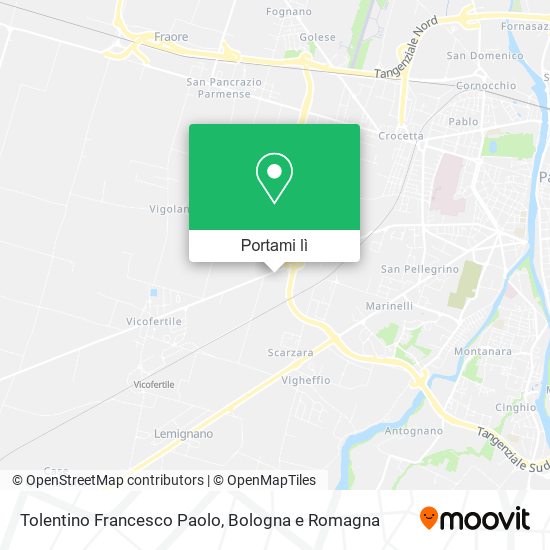 Mappa Tolentino Francesco Paolo
