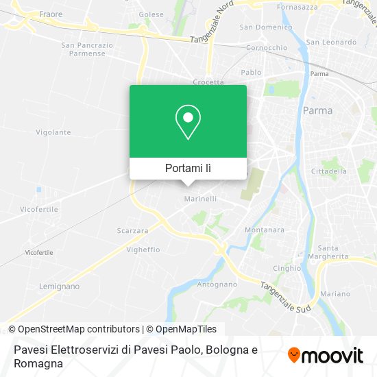Mappa Pavesi Elettroservizi di Pavesi Paolo