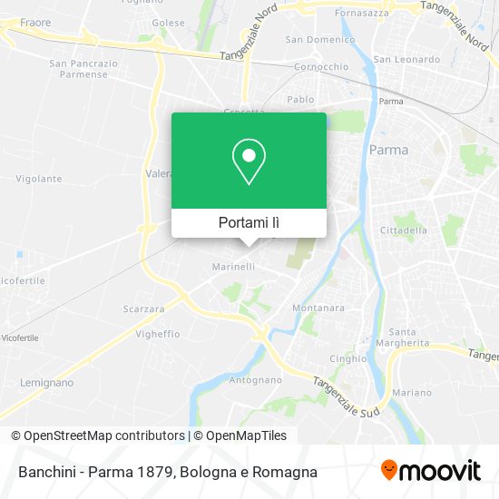 Mappa Banchini - Parma 1879