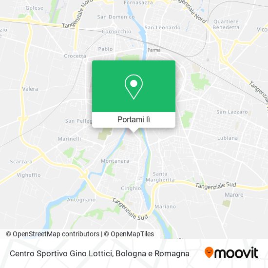 Mappa Centro Sportivo Gino Lottici