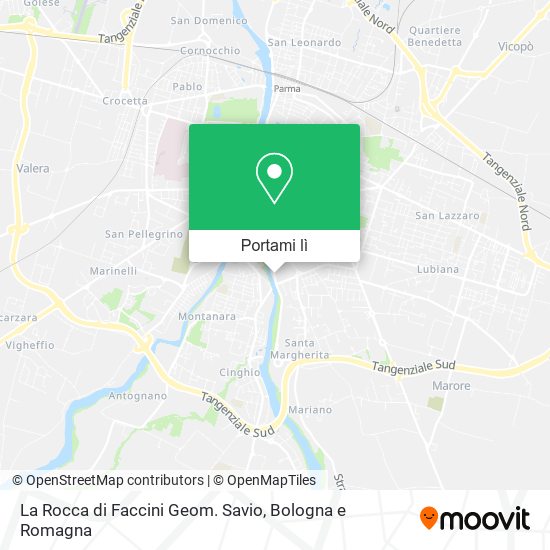 Mappa La Rocca di Faccini Geom. Savio