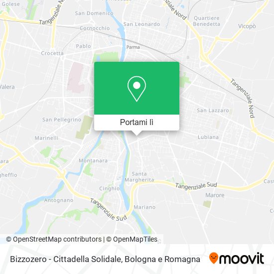 Mappa Bizzozero - Cittadella Solidale
