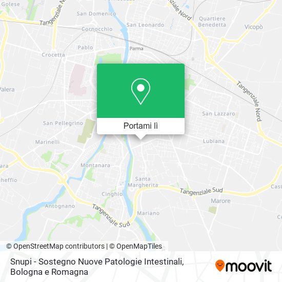 Mappa Snupi - Sostegno Nuove Patologie Intestinali