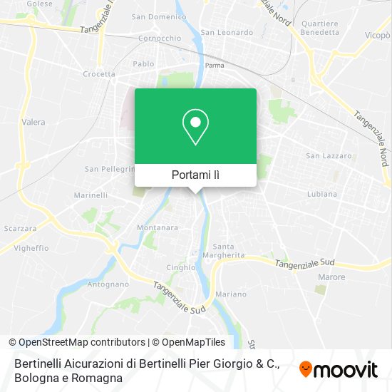 Mappa Bertinelli Aicurazioni di Bertinelli Pier Giorgio & C.