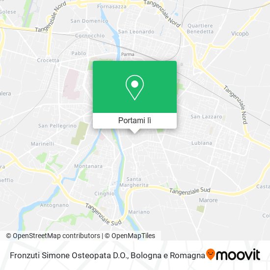 Mappa Fronzuti Simone Osteopata D.O.
