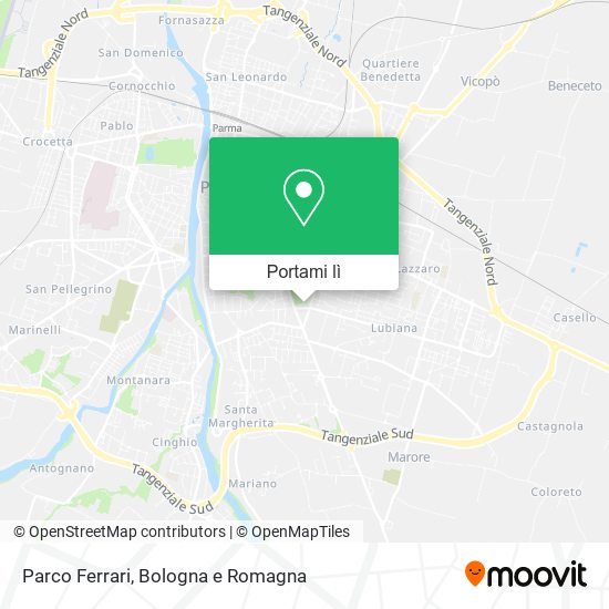 Mappa Parco Ferrari