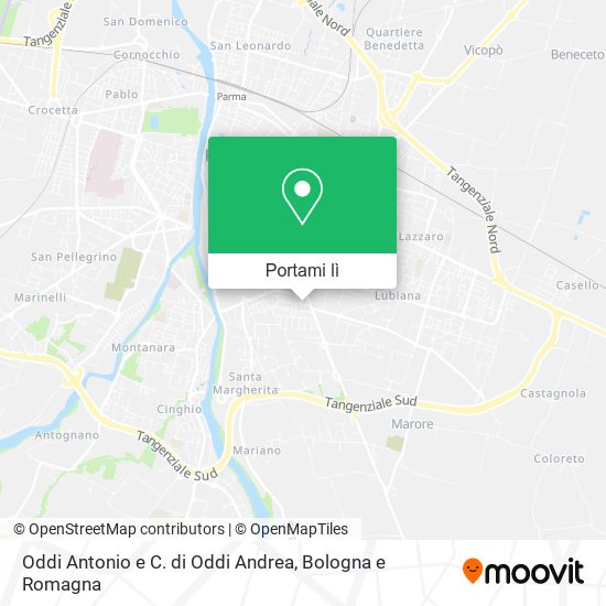 Mappa Oddi Antonio e C. di Oddi Andrea