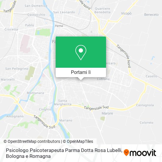 Mappa Psicologo Psicoterapeuta Parma Dotta Rosa Lubelli