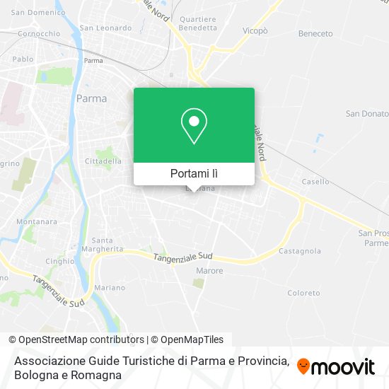 Mappa Associazione Guide Turistiche di Parma e Provincia