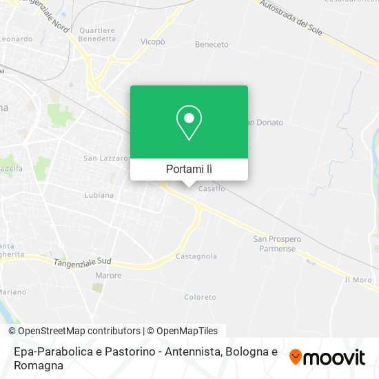 Mappa Epa-Parabolica e Pastorino - Antennista