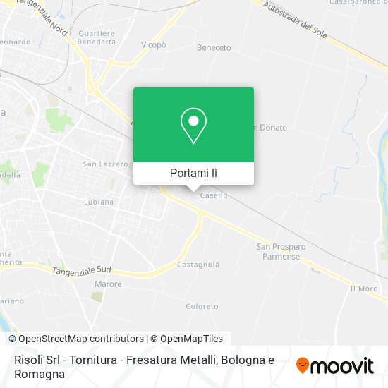 Mappa Risoli Srl - Tornitura - Fresatura Metalli