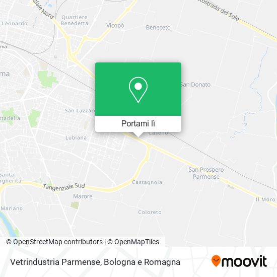 Mappa Vetrindustria Parmense
