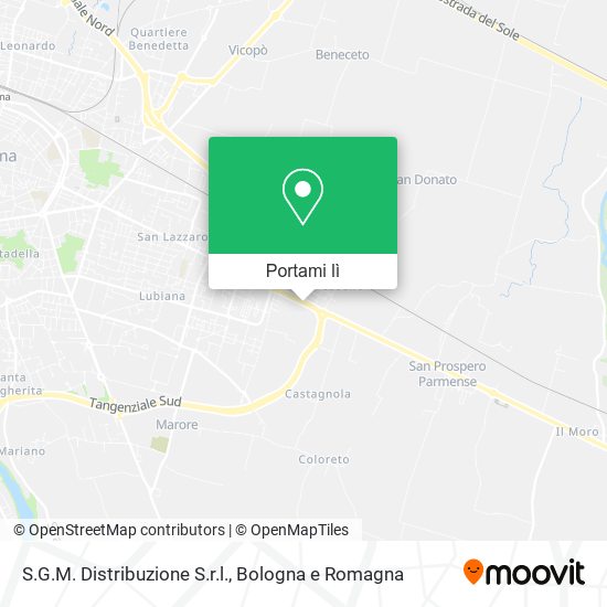 Mappa S.G.M. Distribuzione S.r.l.