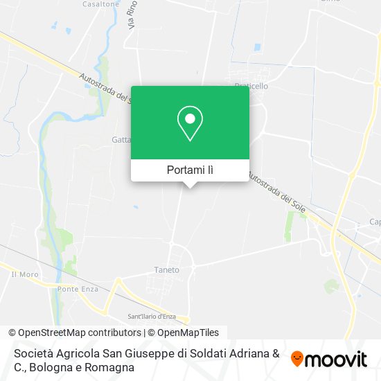 Mappa Società Agricola San Giuseppe di Soldati Adriana & C.