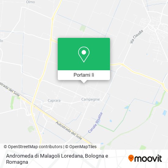 Mappa Andromeda di Malagoli Loredana