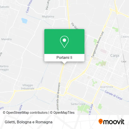 Mappa Giletti