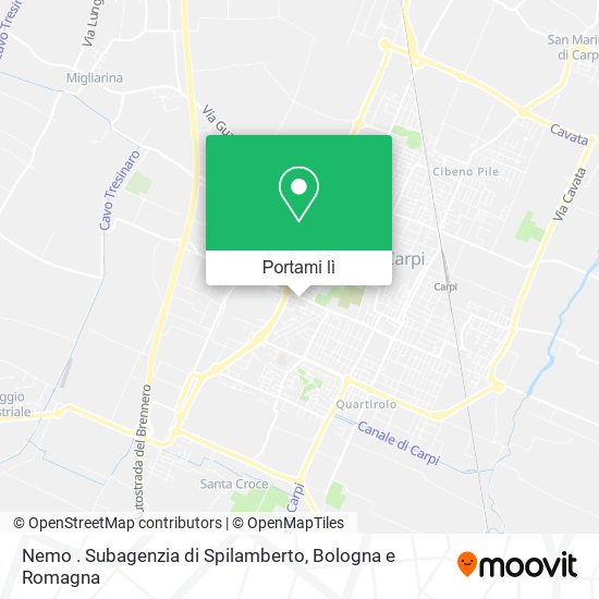 Mappa Nemo . Subagenzia di Spilamberto