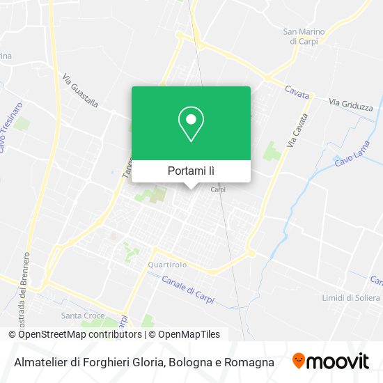 Mappa Almatelier di Forghieri Gloria