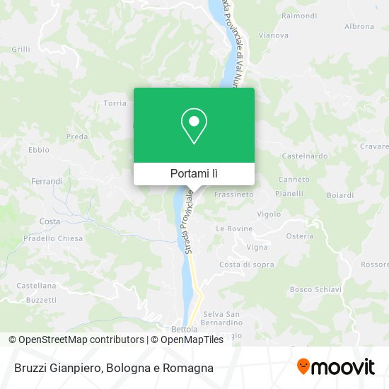 Mappa Bruzzi Gianpiero