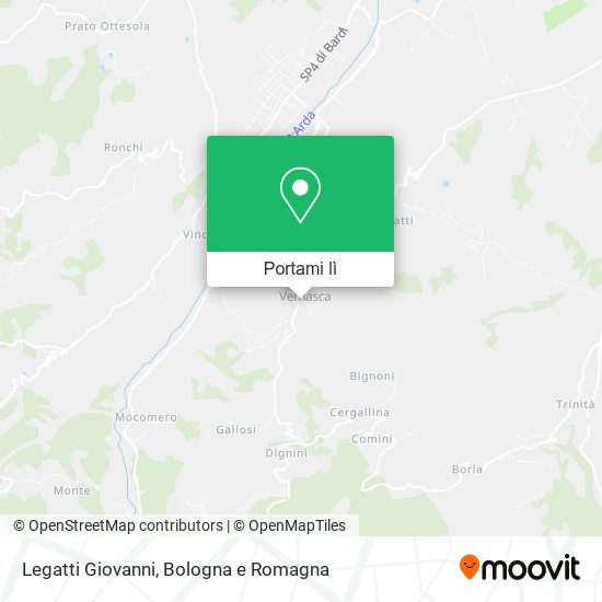 Mappa Legatti Giovanni
