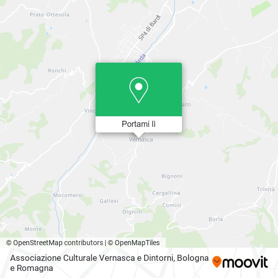 Mappa Associazione Culturale Vernasca e Dintorni