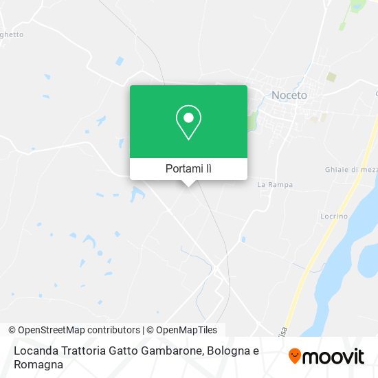 Mappa Locanda Trattoria Gatto Gambarone