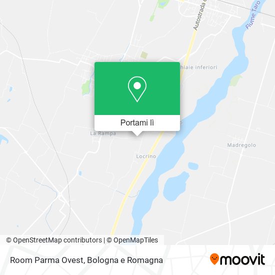 Mappa Room Parma Ovest