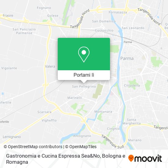 Mappa Gastronomia e Cucina Espressa Sea&No