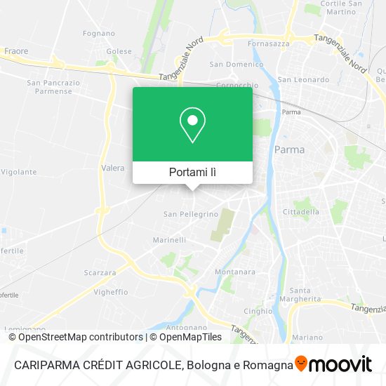 Mappa CARIPARMA CRÉDIT AGRICOLE