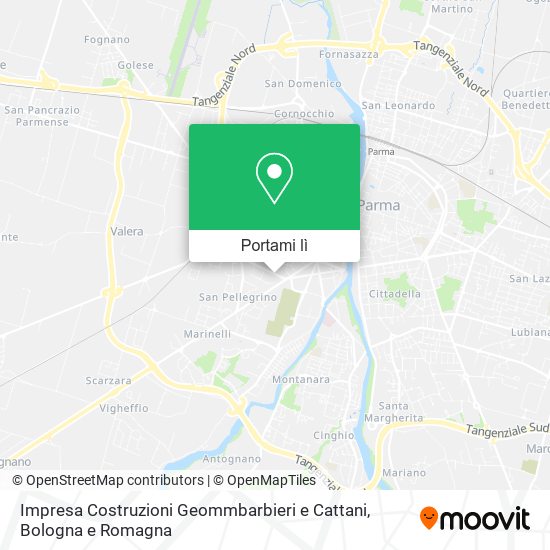 Mappa Impresa Costruzioni Geommbarbieri e Cattani