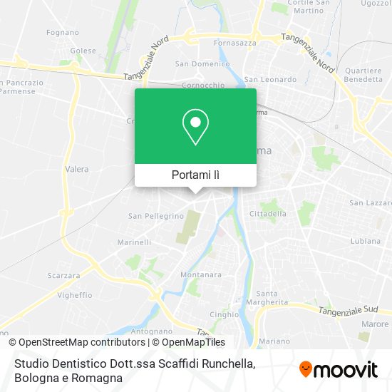 Mappa Studio Dentistico Dott.ssa Scaffidi Runchella