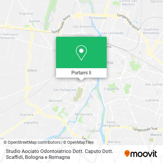 Mappa Studio Aociato Odontoiatrico Dott. Caputo Dott. Scaffidi