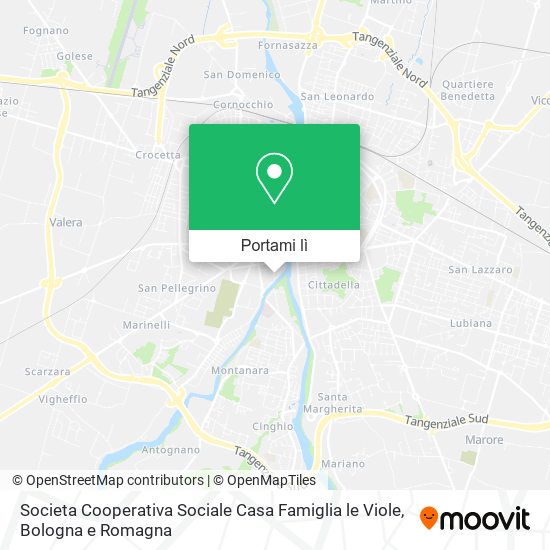 Mappa Societa Cooperativa Sociale Casa Famiglia le Viole