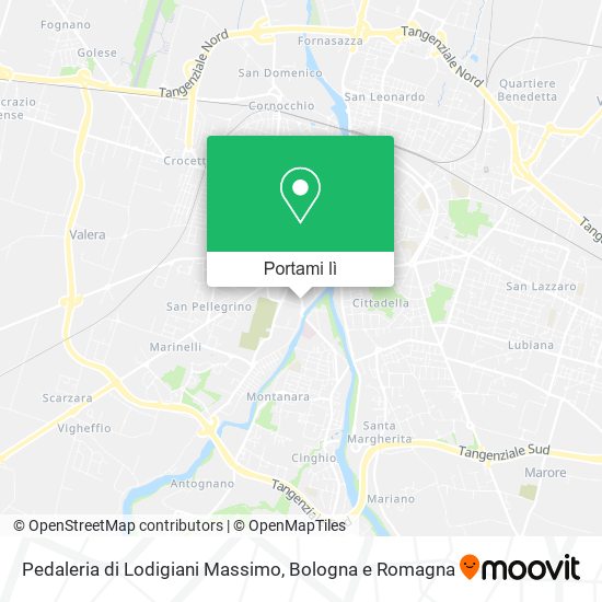 Mappa Pedaleria di Lodigiani Massimo