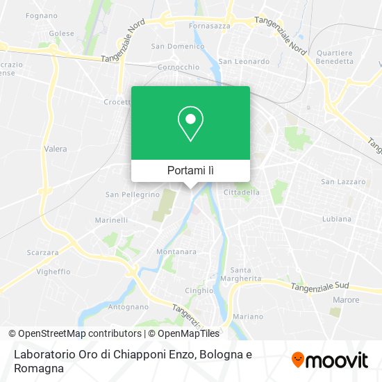 Mappa Laboratorio Oro di Chiapponi Enzo
