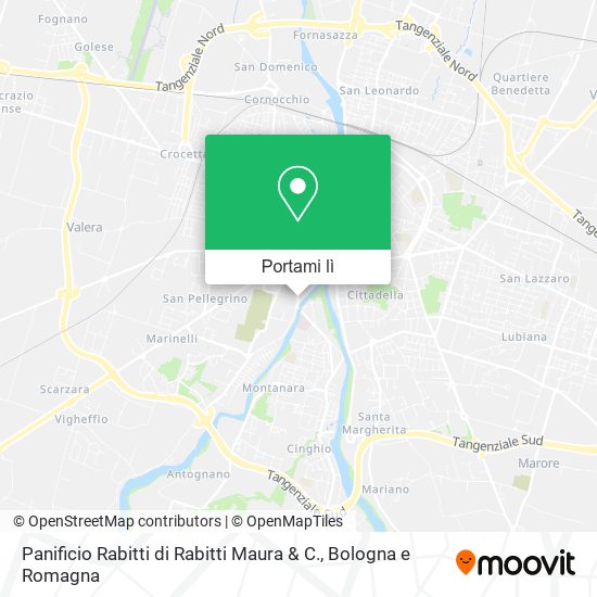 Mappa Panificio Rabitti di Rabitti Maura & C.