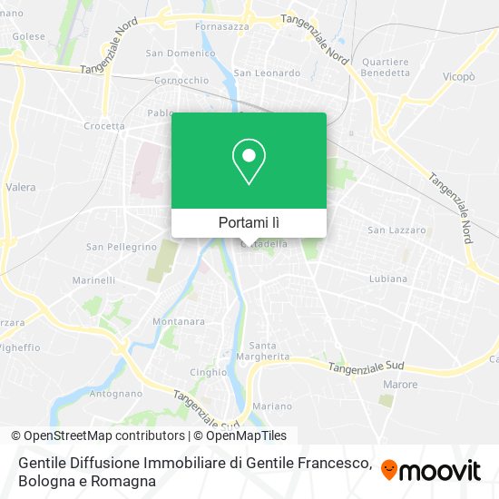 Mappa Gentile Diffusione Immobiliare di Gentile Francesco