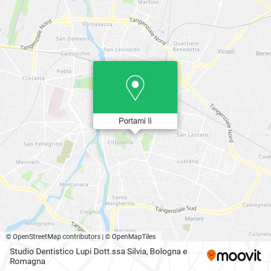 Mappa Studio Dentistico Lupi Dott.ssa Silvia