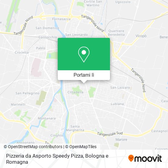 Mappa Pizzeria da Asporto Speedy Pizza